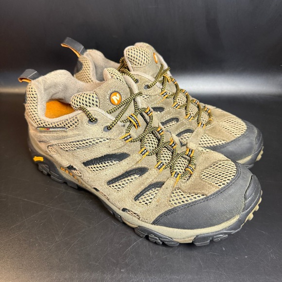 Merrell Moab Walnut Performance Mens Hiking Trail Shoes Sneakers Size 10.5 - Picture 1 of 7
